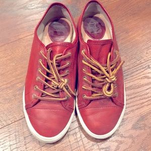 Frye leather sneakers mindy low size 7